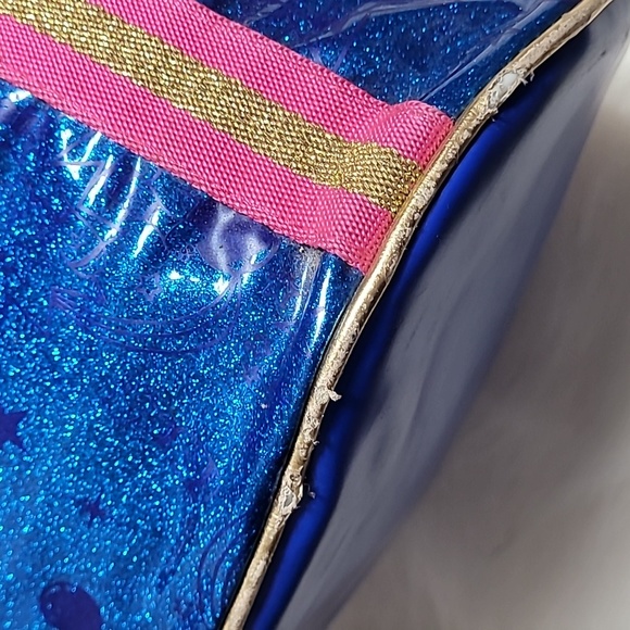 Y2K Hello Kitty Bowler Vinyl Sparkly Shoulder Bag - Picture 4 of 16